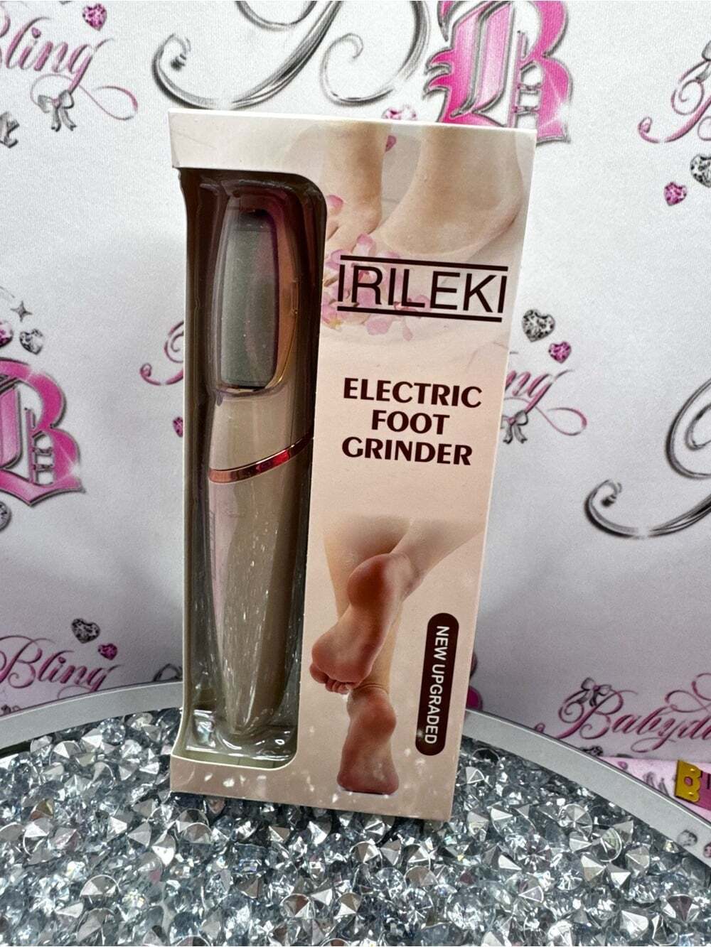 Electric Foot Grinder - Pink/Rose Gold new in box